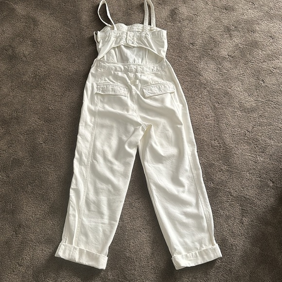 🤍Free People🤍 Go West Utility Jumpsuit white - Picture 4 of 6
